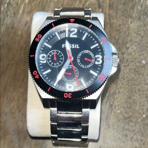 Fossil Black and Silver Watch